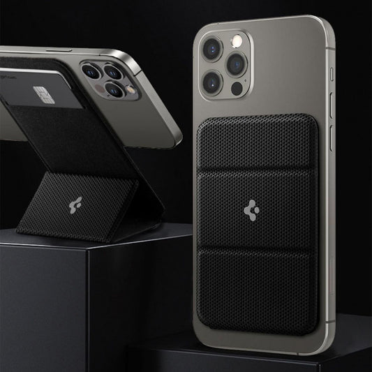 Suport magnetic pentru carduri, compatibil cu telefonul – accesoriu practic 2 în 1